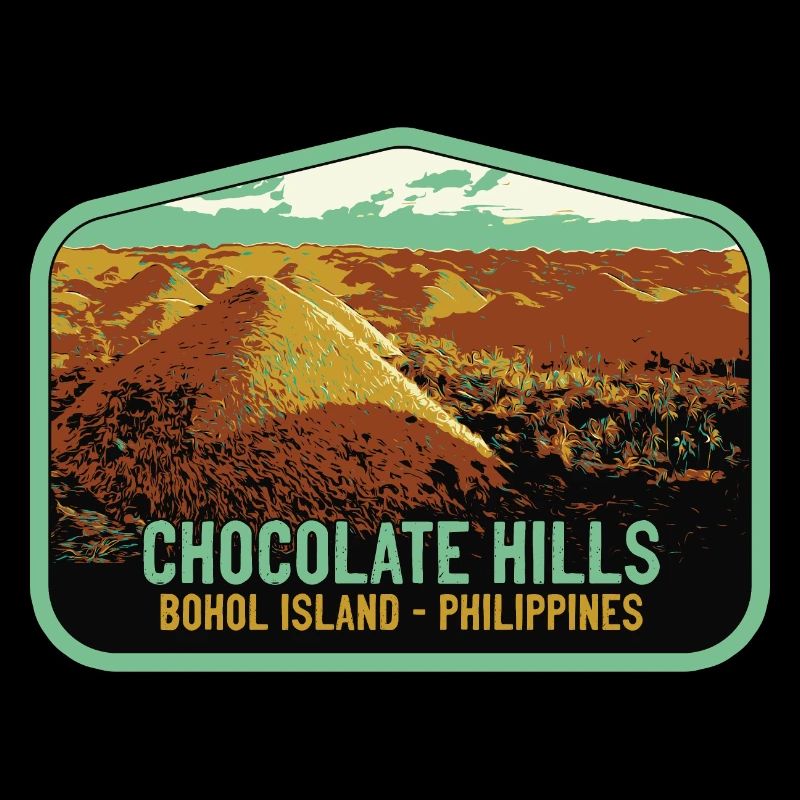 Les Chocolate Hills, ile de Bohol, Philippines