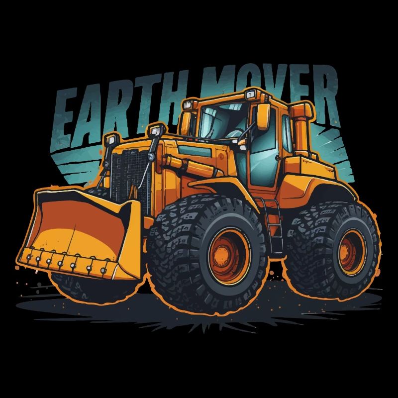 BULLDOZER, EARTH MOVER