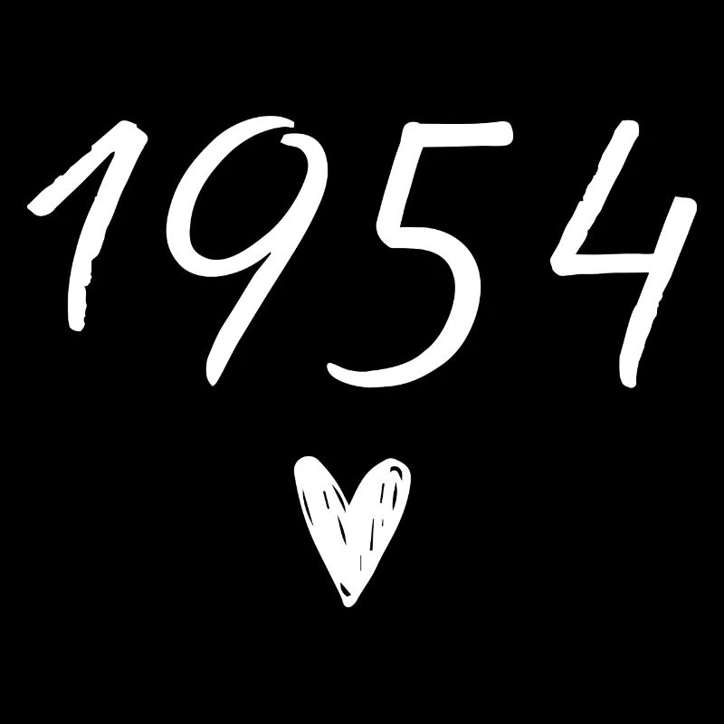 1954 coeur anniversaire