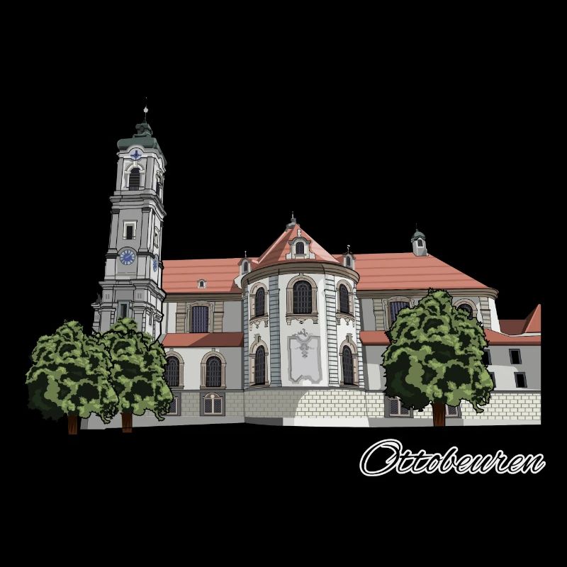 Abbaye bénédictine // Ottobeuren // Illustration