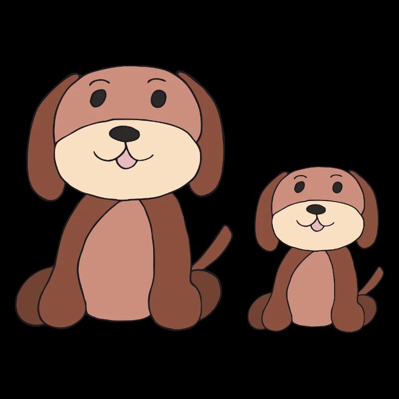 chiens père fils