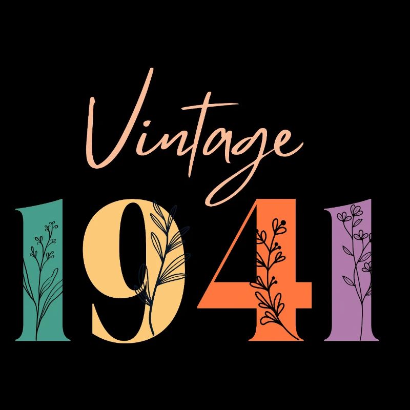Vintage 1941 florale