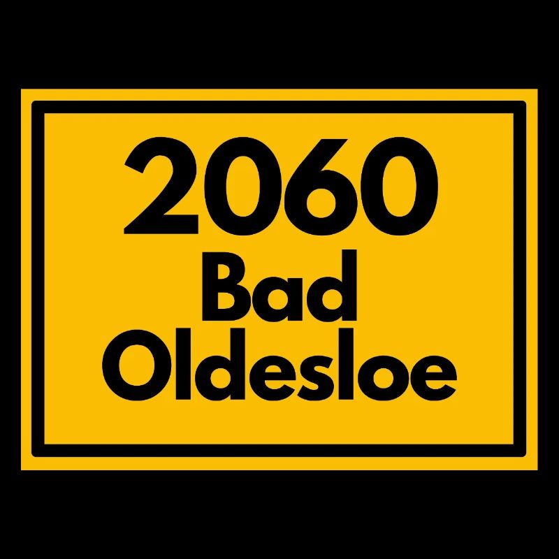 Town sign - then old zip code 2060 BAD OLDESLOE