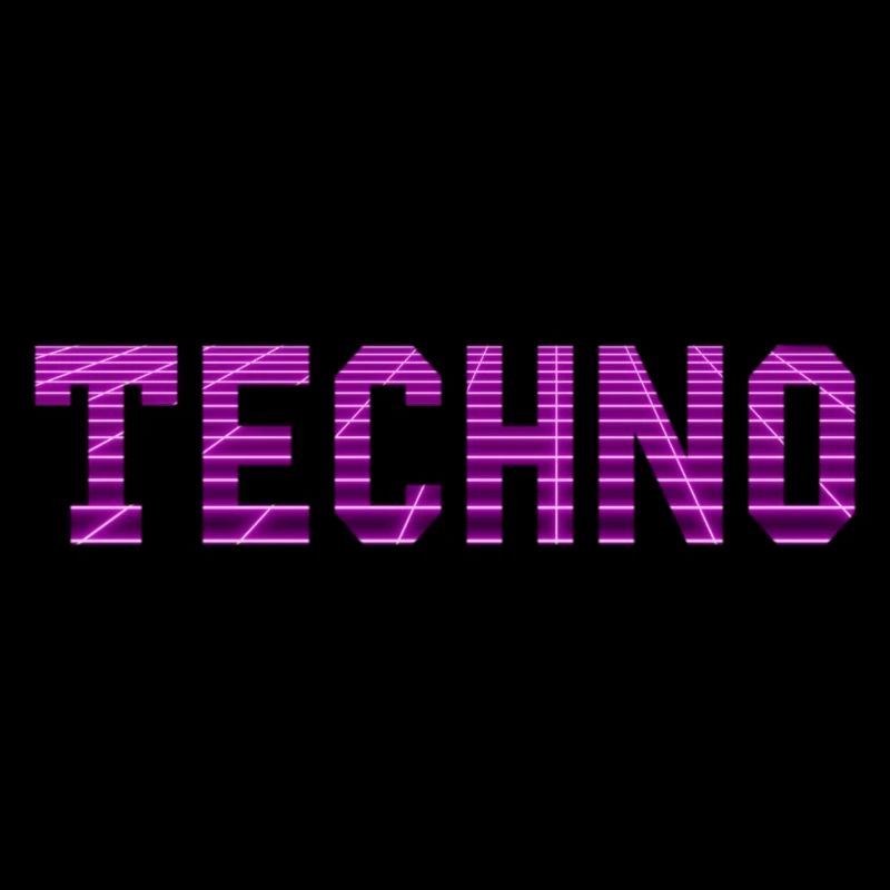Techno Synthwave Raver Party Festival Shirt Graphique