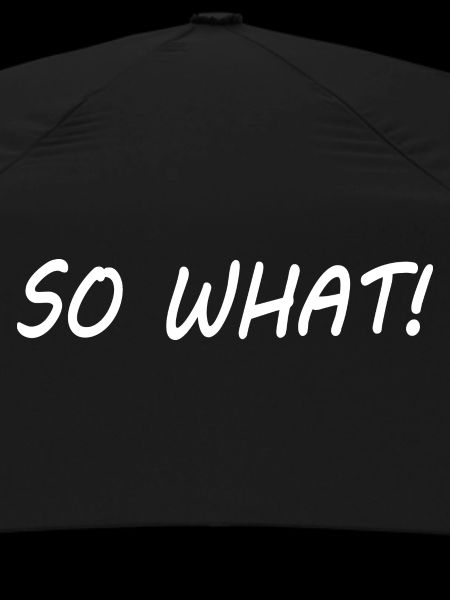 So what