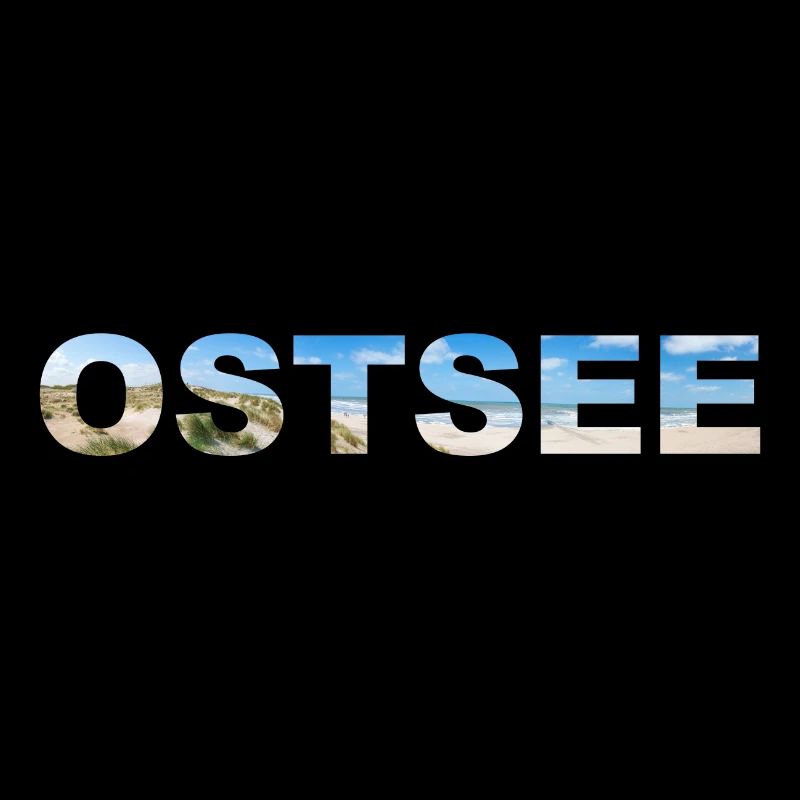 Ostsee Schriftzug Panorama