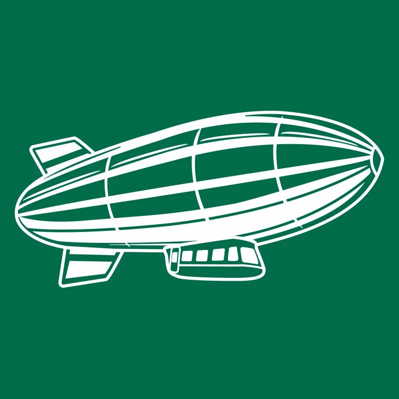 Silhouette de dirigeable Zeppelin