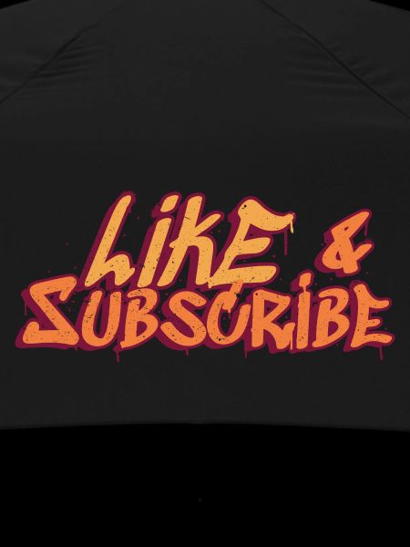 Like & Subscribe Graffiti Style