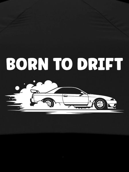 Energisches Drift-Autorennen