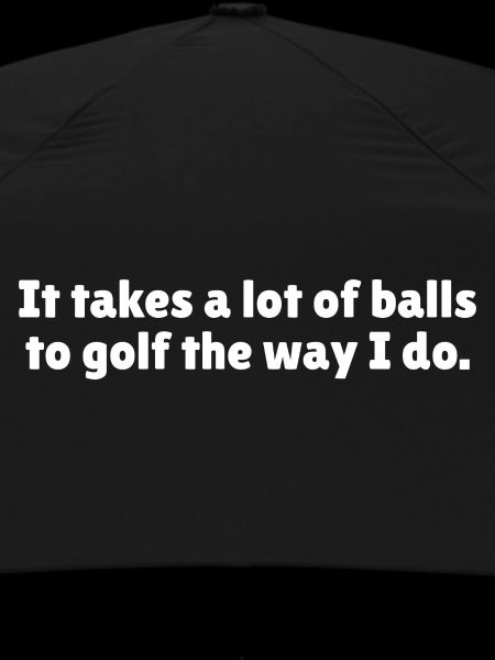 Funny golf slogan