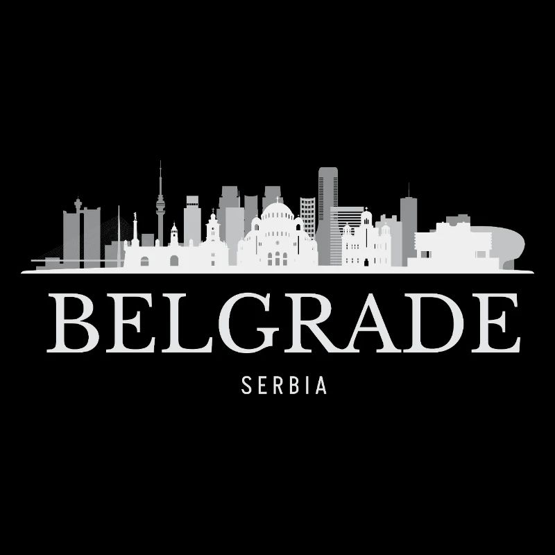 Belgrader Skyline, Belgrad, Serbien