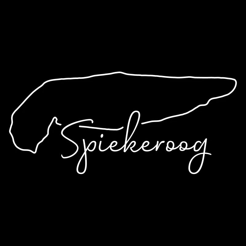Spiekeroog | Map line art minimalism