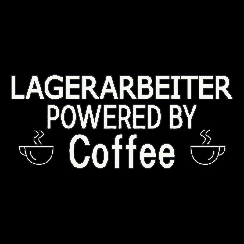 Warehouse Worker Powered By Coffee