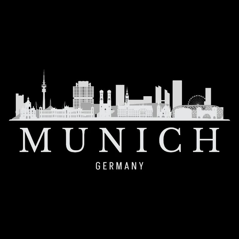 Munich Skyline, Munich Germany
