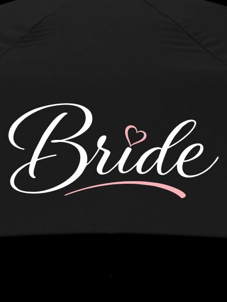 Bridal lettering with heart