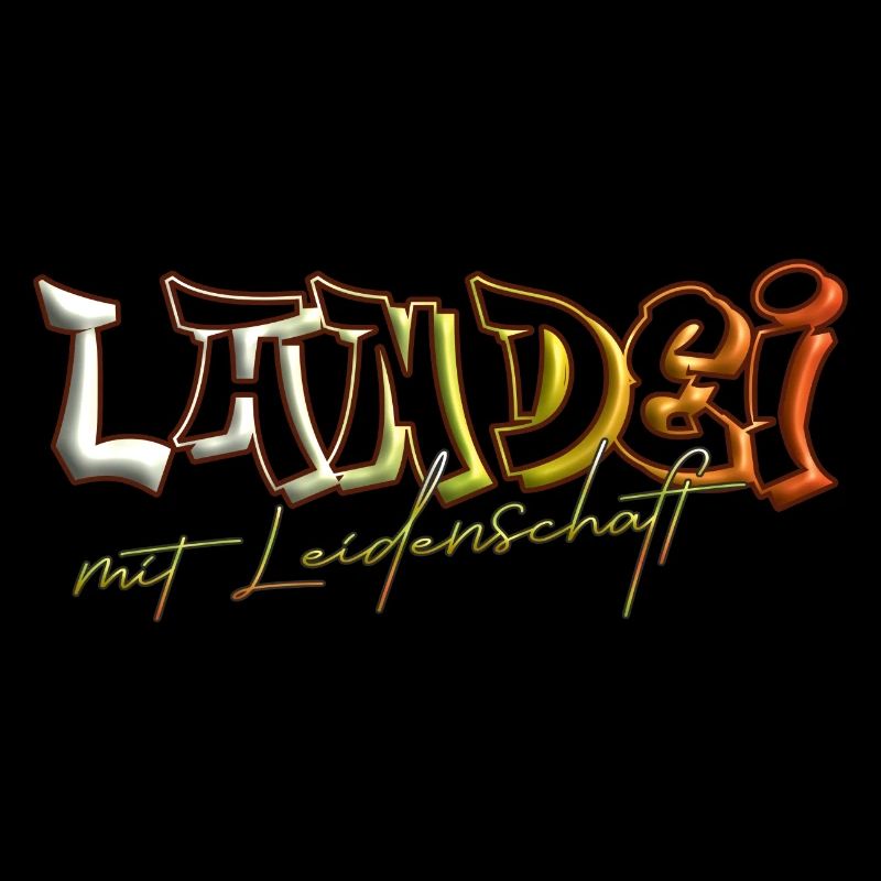 Witziger Spruch Landei mit Leidenschaft