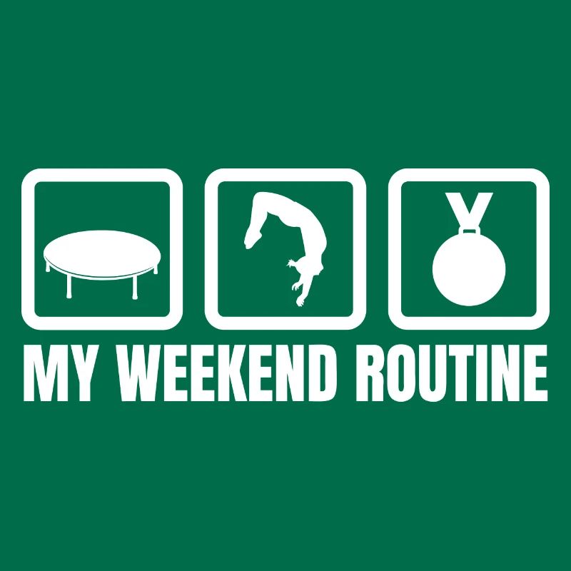 Trampolin Wochenendroutine
