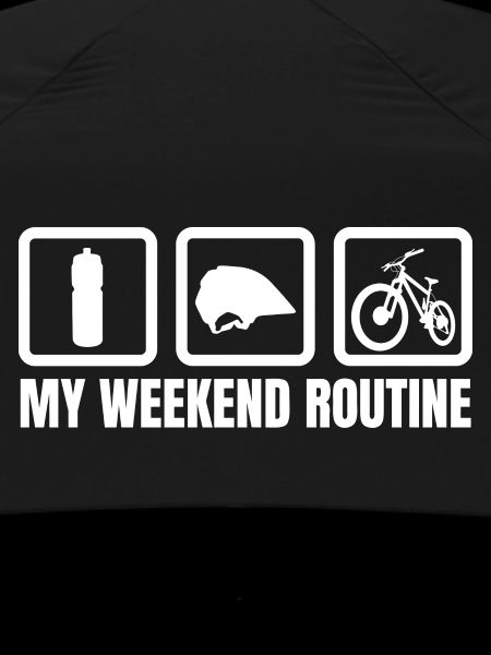 Mountainbike Wochenendroutine