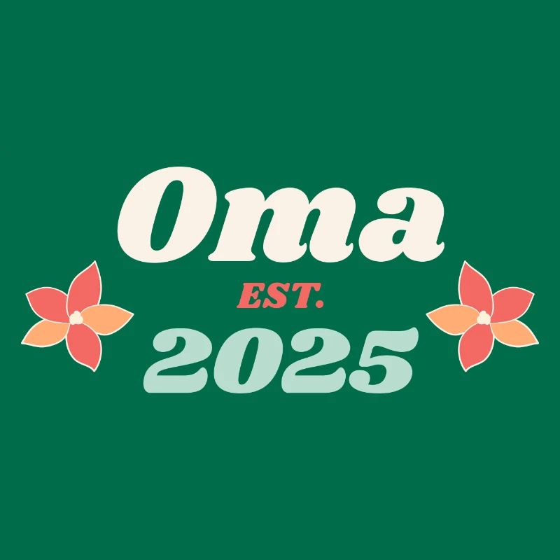 Oma Est 2025 Ich werde Großmutter Retro Style