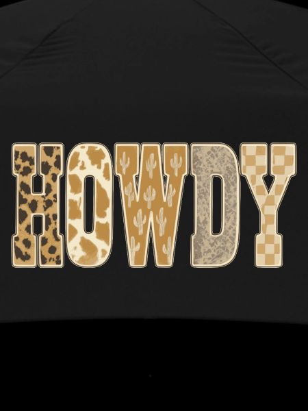 Howdy Desert Cactus Pattern Cowboy