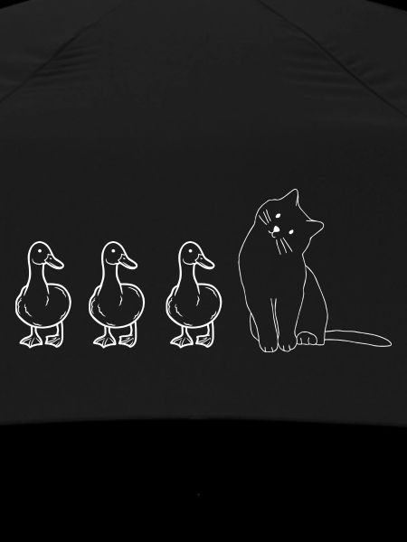 Animaux mignons canards et chat