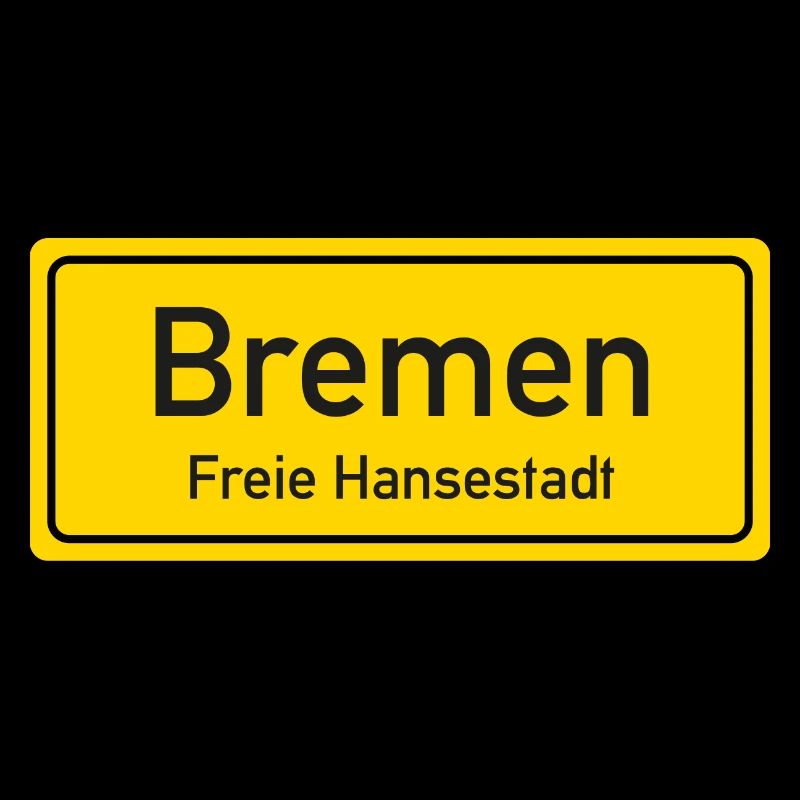 Bremen place name sign Germany