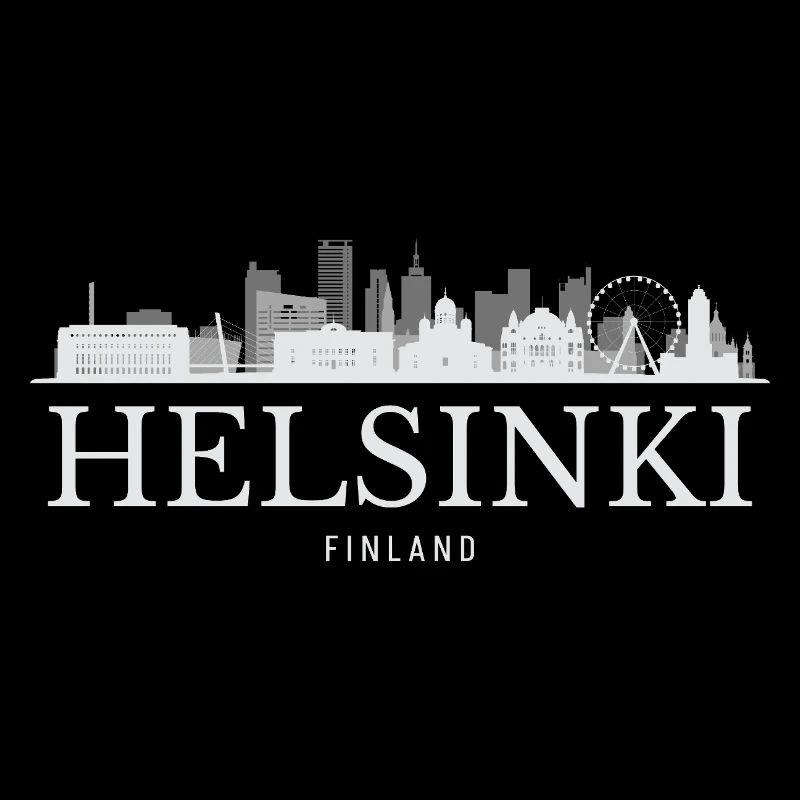 Helsinki Skyline, Helsinki, Finlande