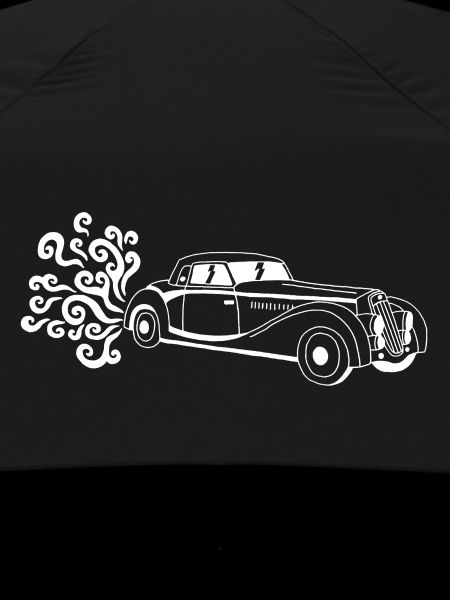 Weißer Oldtimer