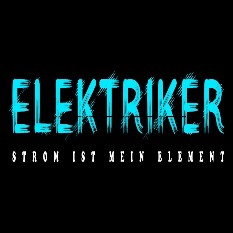 Elektriker Handwerker Design