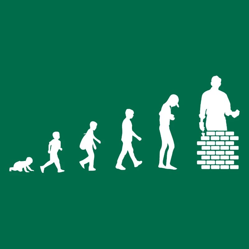 Évolution du bébé au maçon / métier