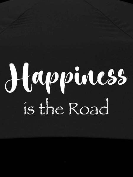 Happiness is the road