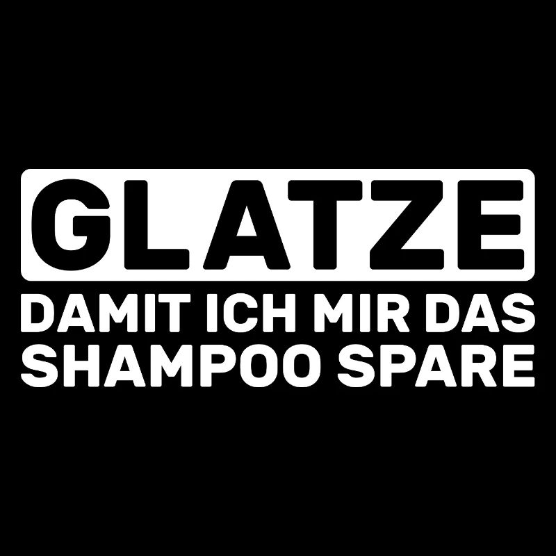 Glatze Damit Ich mir das Shampoo spare