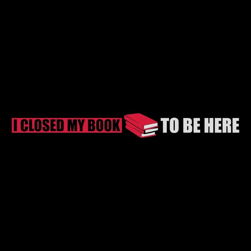 I closed my book