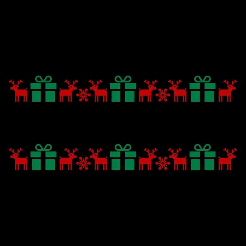 Norwegian Pattern, Christmas, Text Template, Moose