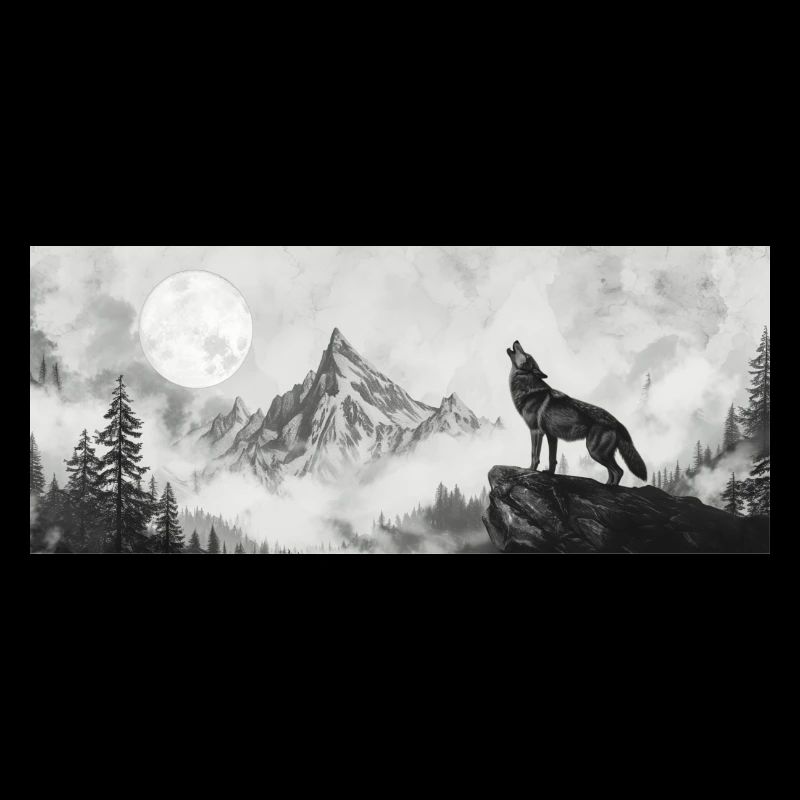 Wolf Howling At The Moon