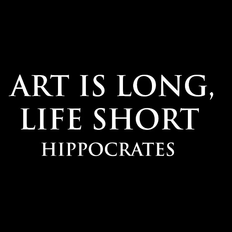 Inspirational Hippocrates Quote Art Print