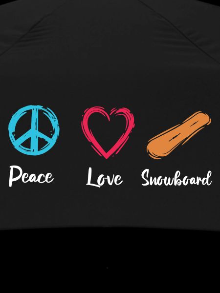 Frieden Liebe Snowboard