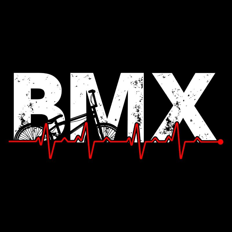 BMX Pulse Grafik T-Shirt