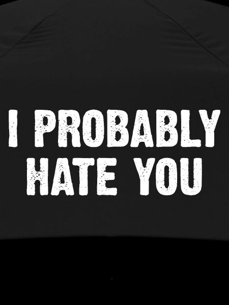 I Probably Hate You