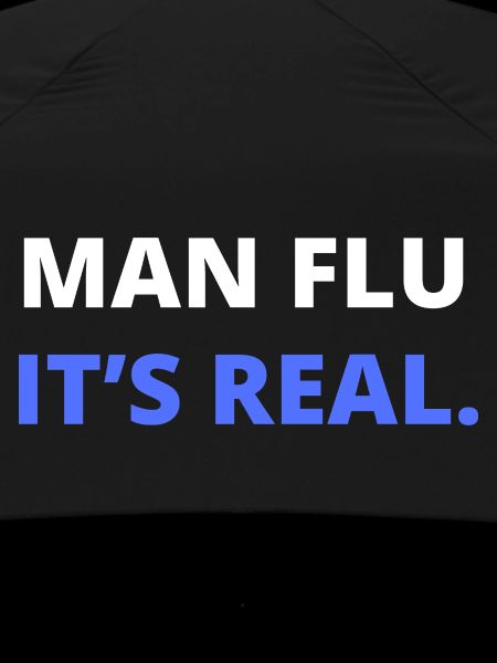 Man Flu It’s Real Illustration