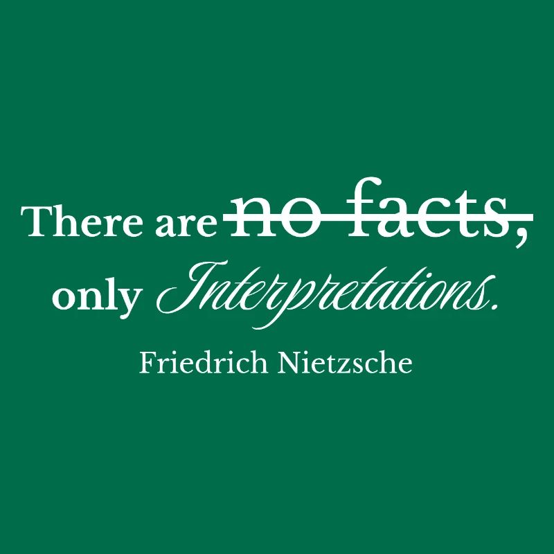 Interpretations Over Facts - Vintage Script