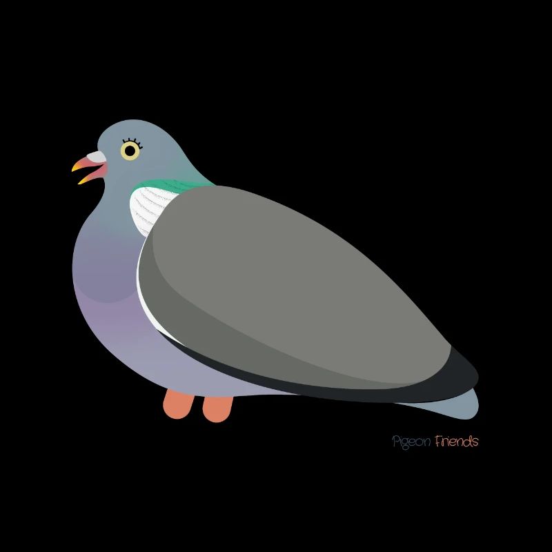 Unsere süße Ringeltaube - ein Ringelchen