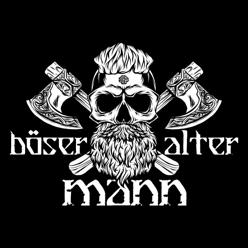 BÖSER ALTER MANN WIKINGER VIKINGS VALHALLA
