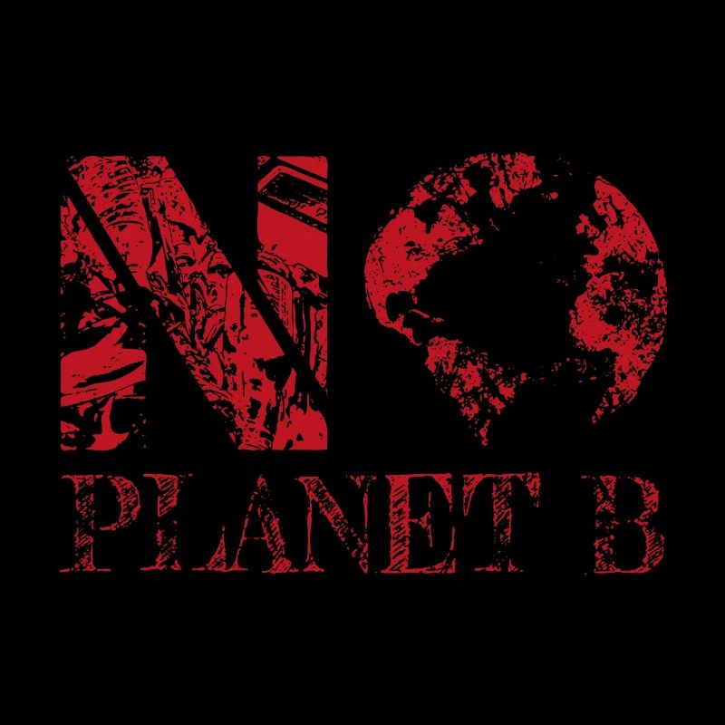 no planet B red
