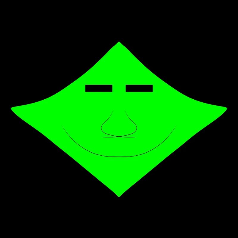 Visage extraterrestre mignon
