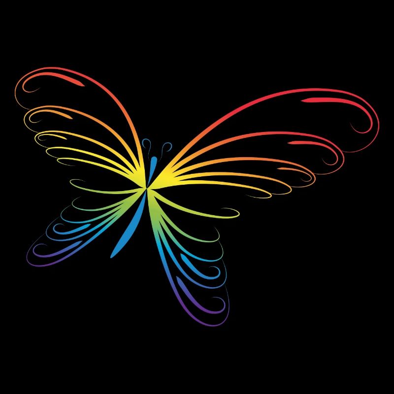 Rainbow butterfly