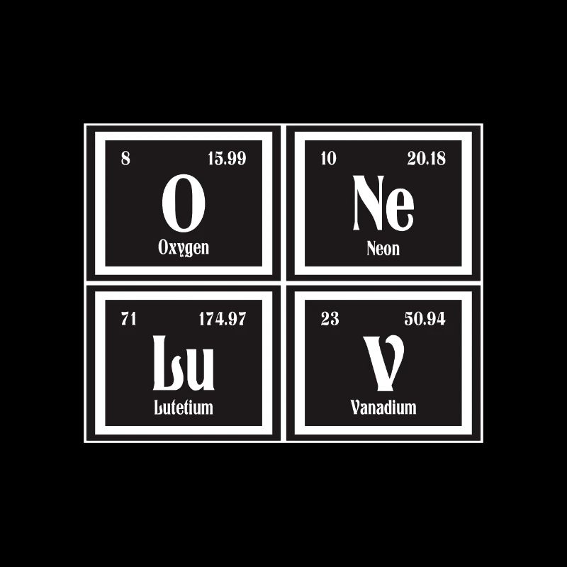 One Love | Periodensystem der Elemente