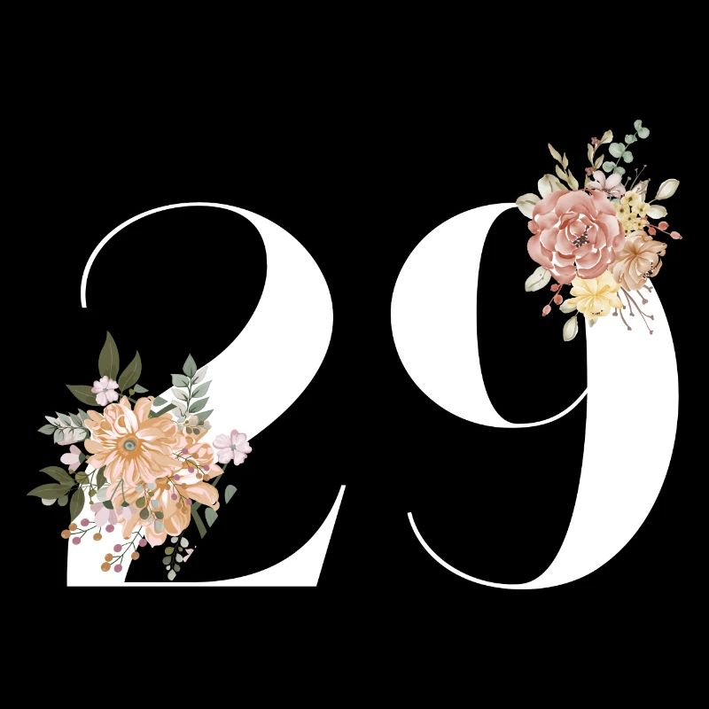 29e anniversaire fleuris (Cadeau de 29 ans)