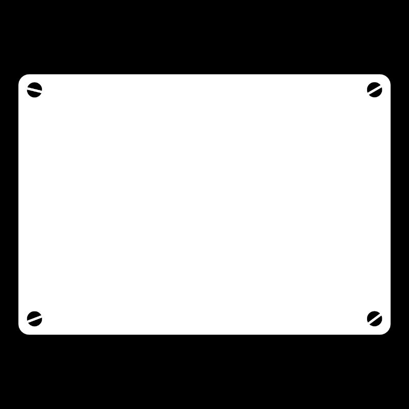 Plate White Shield