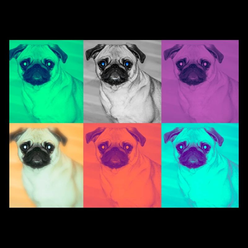 Pop Art Conception de chien